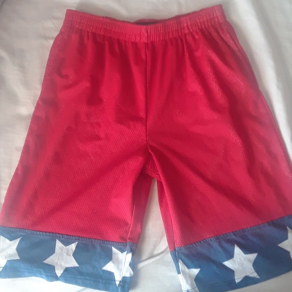 USA athletic shorts.